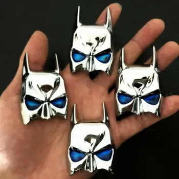 

4pcs Metal Batman Dark Knight Mask Face Car Rear Emblem Badge Decal Sticker