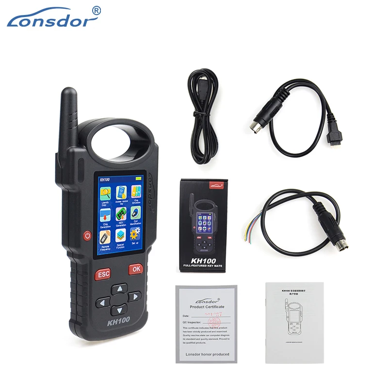 

Original Lonsdor KH100 Remote Maker Key Programmer Generate Chip/Simulate Chip/Identify Copy/Remote Frequency/Access cont