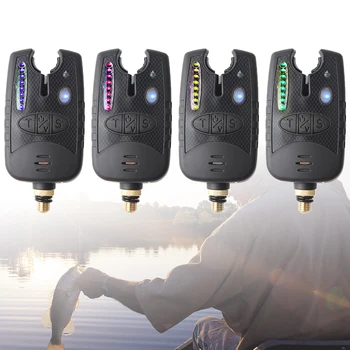

Wireless Carp Fishing Signal Fishing Bite Alarm 8 LED With Fishing Swingers Indicator Adjustable Tone Volume Sensitivity Sound