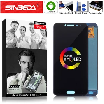 

AMOLED 5.2" For SAMSUNG Galaxy C5 C5000 Display LCD Digitizer Touch Screen For Samsung C5 LCD Display SM-C5000 LCD Replacement