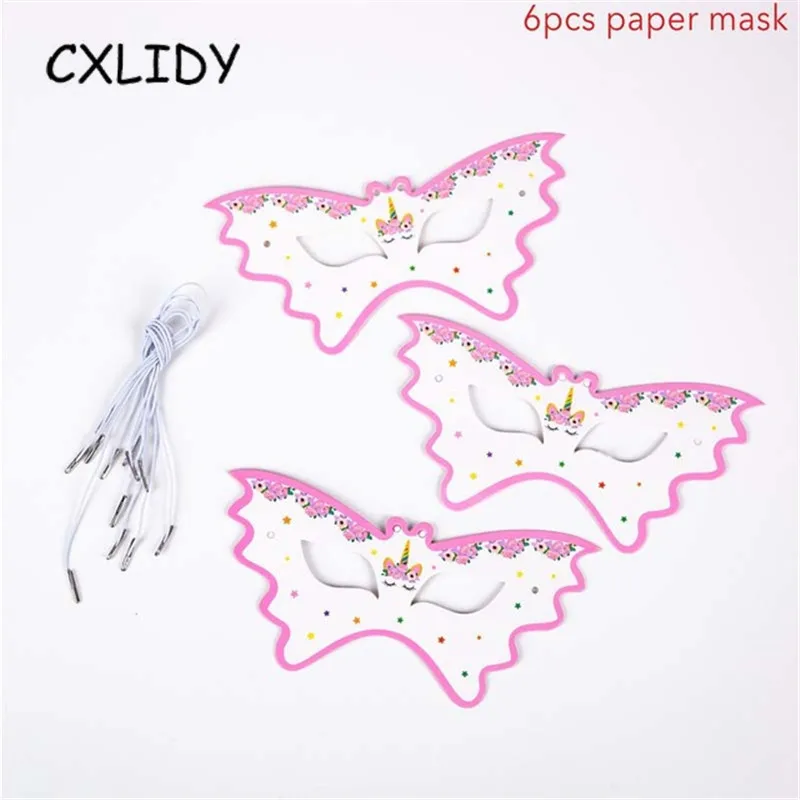 Rainbow Unicorn Cupcake Wrappers Cake Topper Happy Birthday Party Cake Decorations Kids Baby Shower Unicorn Party Supplies GM001 (29)