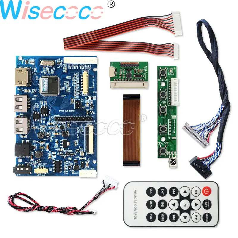 Controller Board Wisecoco 10,1 дюймовый ips экран 1280 × 800 ЖК-дисплей 40 контактов LVDS ttl HDMI USB wifi контроллер драйвер платы - Цвет: Controller Board