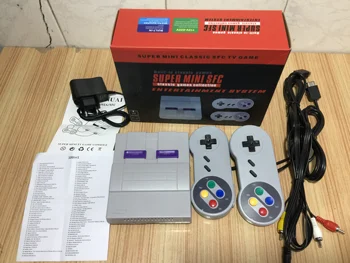 

For Snes 16 Bit Games!! Retro Mini TV Video Game Console with 94 Built-in Different 16 Bit Games For Snes Two Gamepads AV Out