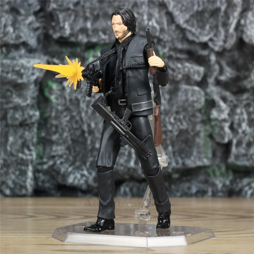 17cm John Wick MAFEX No.070 Chapter 2 Action Figure Collection Statue Boxed Toys