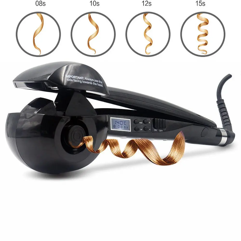 

Hair Styler Tools Magic Hair Curlers With LED Display Ceramic Curlers Styler Curl Wand Curling Beauty Hair Curler