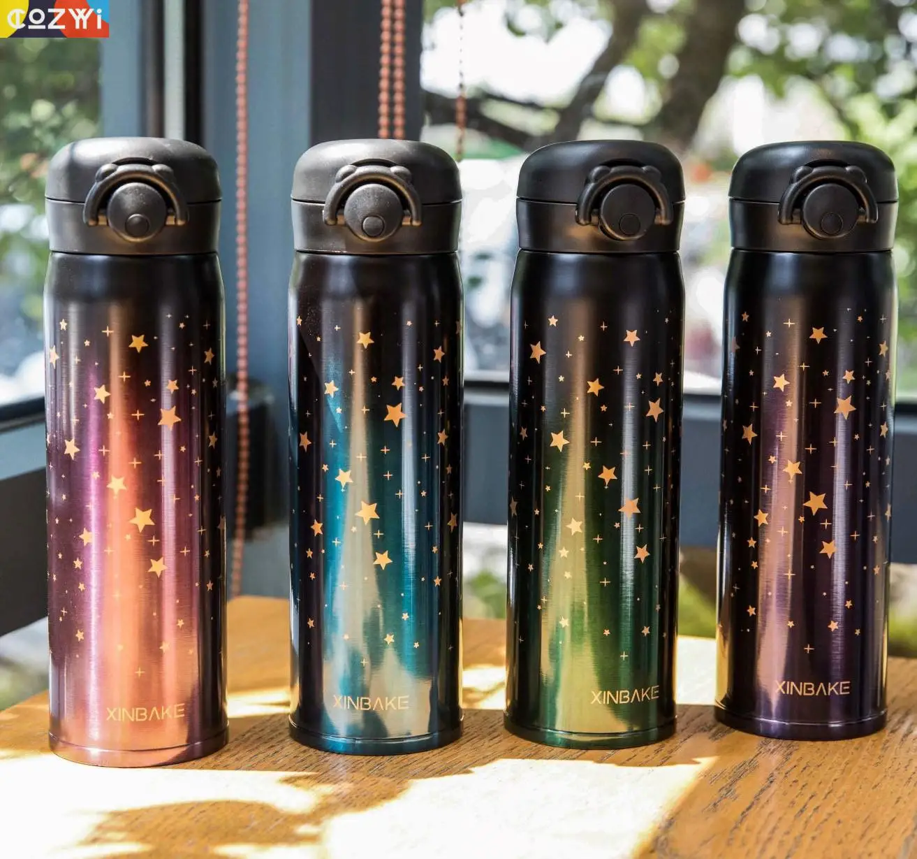 

The Starry Sky Thermo Cup 500ml Stainless Steel Thermos Coffee Vacuum Flask Double Stainless Steel Travel Coffee Mug