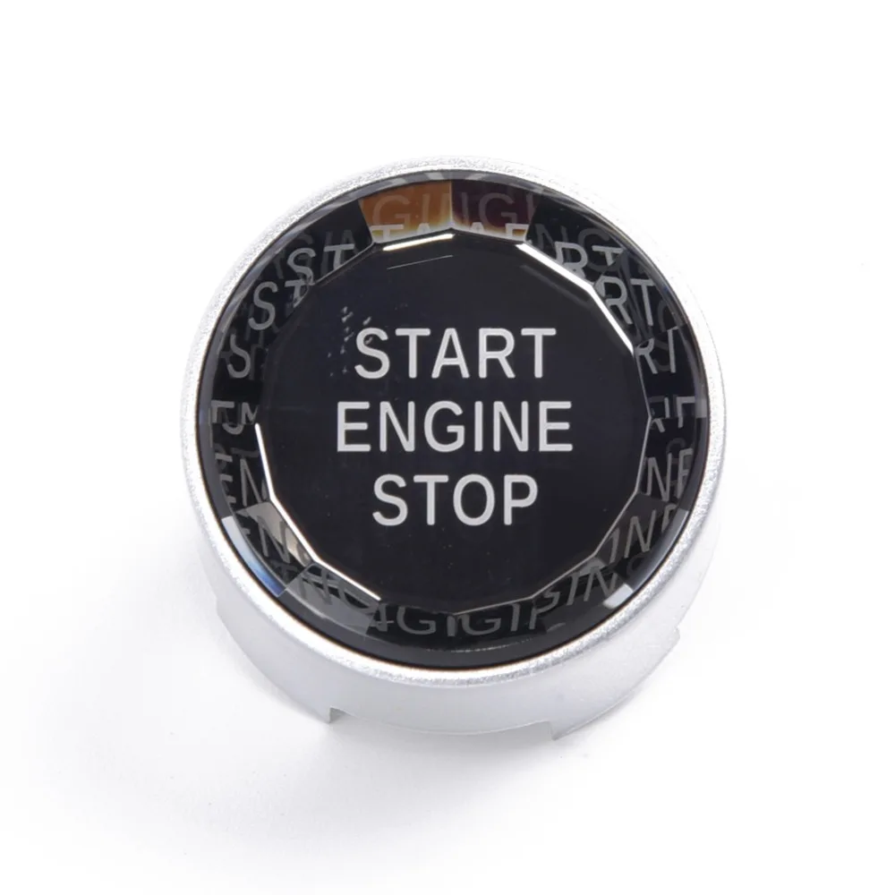 1 шт., автомобильный пусковой стоп-переключатель, фирменная Новинка, серебряная кнопка включения двигателя для BMW G F серии F30 F10 G20 F48 G30