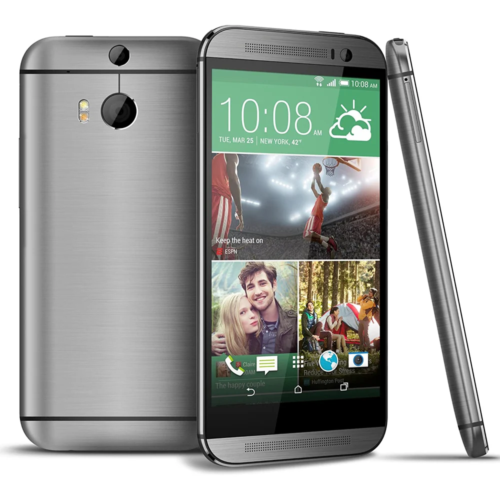 Новые четырехъядерные 5 0 дюйма M8 2G/3G/4G LTE Android 2G RAM + 32G ROM 5MP мобильные телефоны