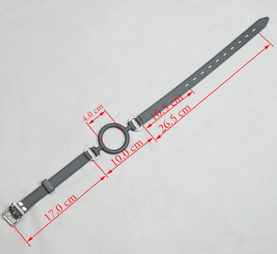 Эротический силиконовый бандаж с открытым ртом БДСМ уплотнительное кольцо
