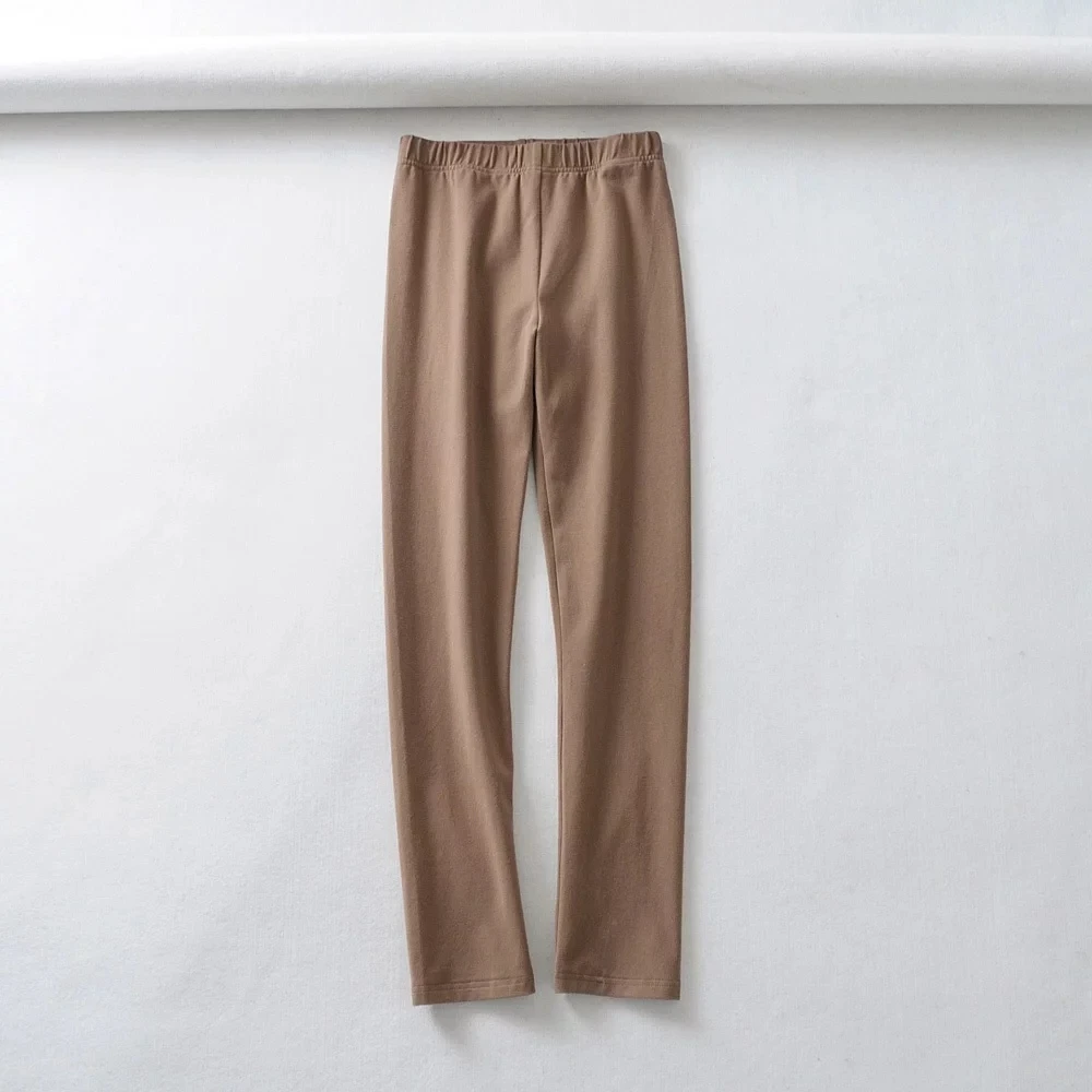 Хаки Фитнес Леггинсы пуш-ап сексуальные тренировки Леггинсы Высокая талия мягкие женские Леггинсы хлопковые Джеггинсы зимняя одежда женская спортивная одежда - Цвет: Хаки