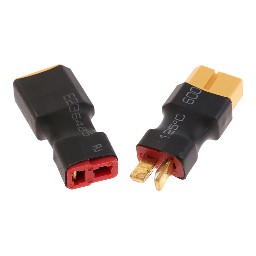 T-Plug to XT60 Male Female Connector Plug for RC Battery Adapter Wire Cable