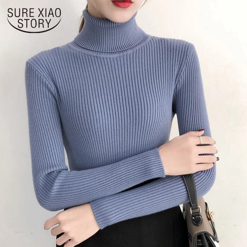 Women Sweaters and Pullovers Turtleneck Sweaters Fashion 2019 Autumn Winter Clothes Femal Solid Women Knit Sweater 6047 50 Women Sweaters and Pullovers Turtleneck Sweaters Fashion 2019 Autumn Winter Clothes Femal Solid Women Knit Sweater 6047 50