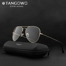 Tangowo homem óculos de olho quadros de óculos de lente clara armação de óculos armação de óculos de vidro de perscrição óptica(China)