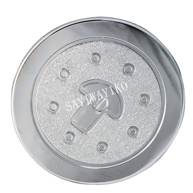 ABS хромированный для Toyota Yaris 2005-2011 Vitz 1999-2005 аксессуары крышка топливного бака - Цвет: Белый