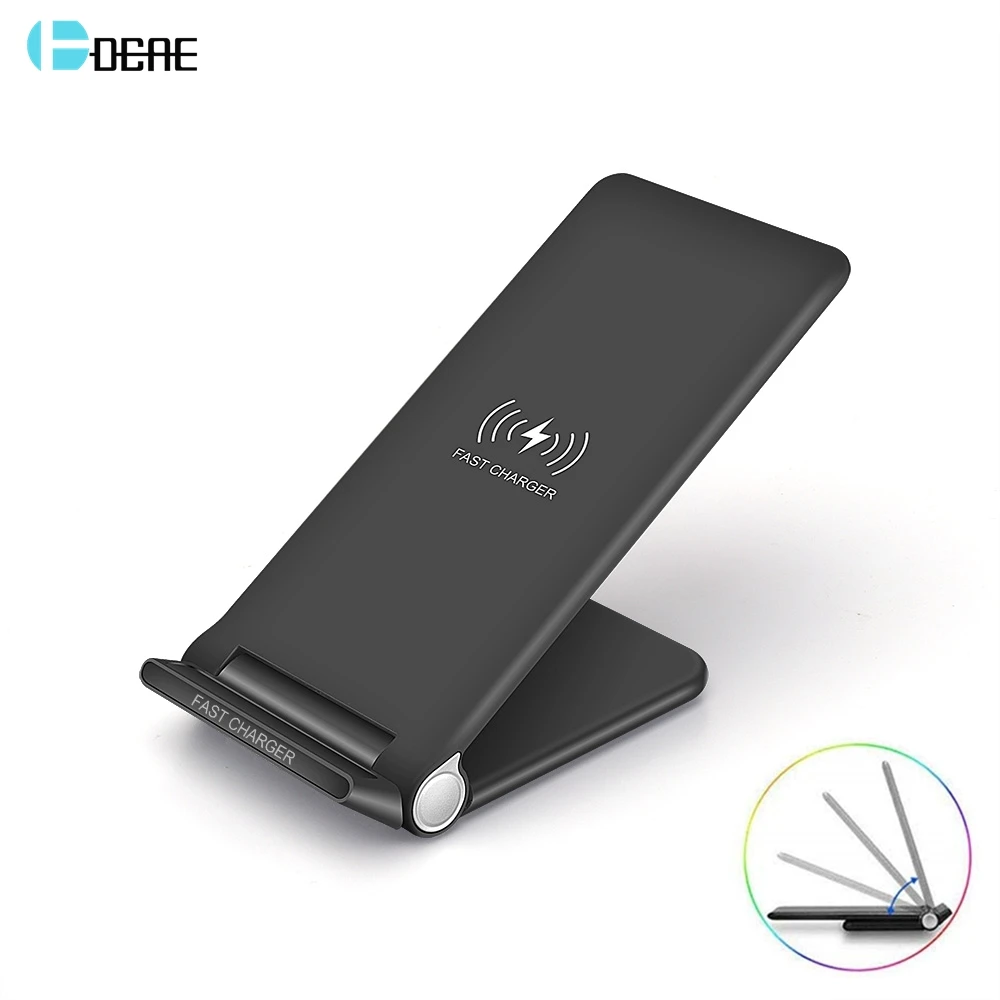 DCAE Qi 15 Вт Быстрое беспроводное зарядное устройство для iPhone 11 XS XR X 8 Airpods USB C QC 3,0 10 Вт Быстрая зарядка Подставка для samsung S10 S9 S8