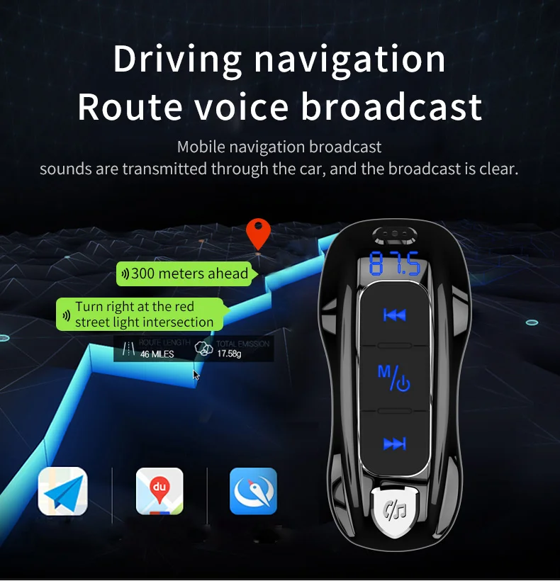 Новое поступление, Автомобильный MP3-плеер, Bluetooth 5,0 PD QC 3,0, быстрое зарядное устройство, поддержка u-диска, TF карты, fm-передатчик, Обнаружение напряжения батареи