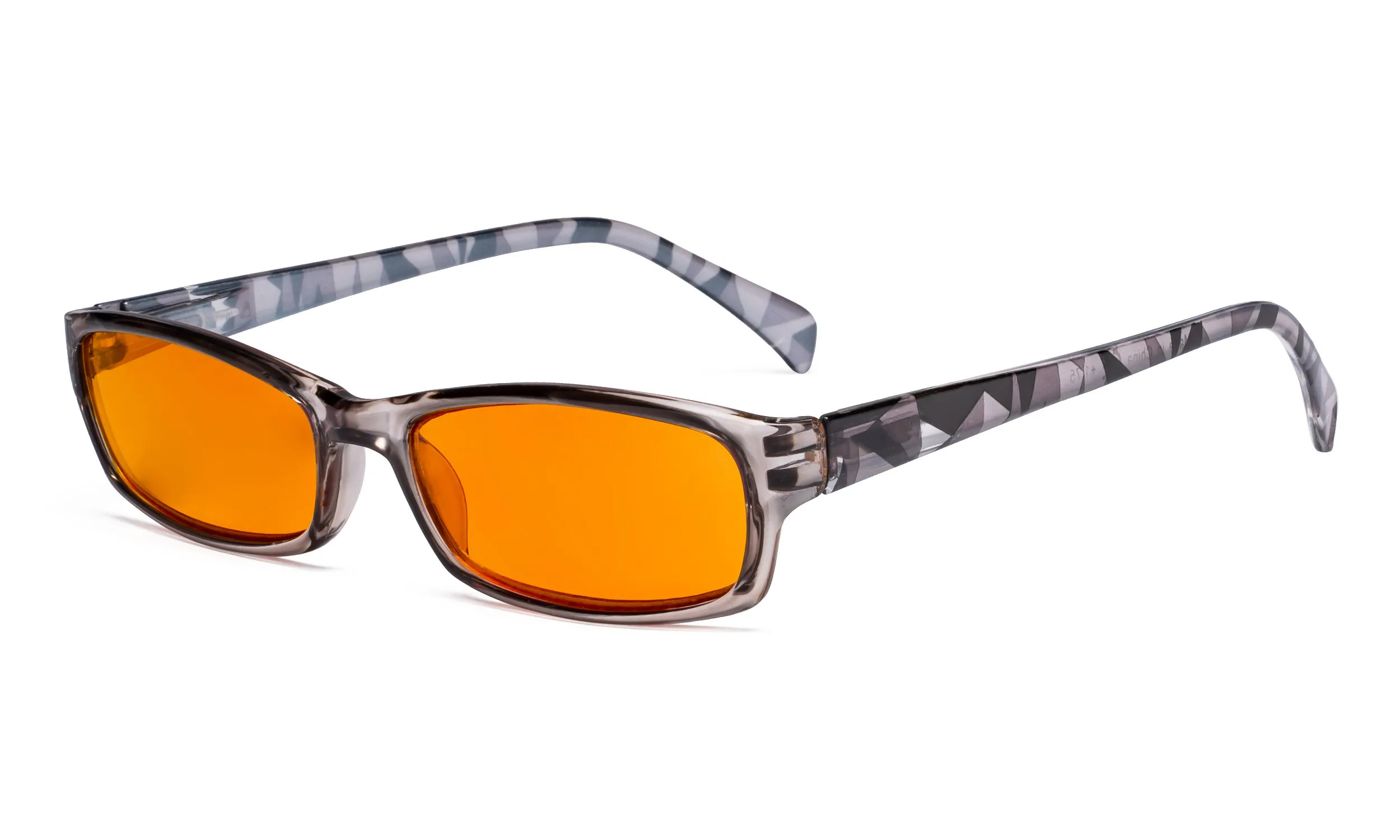 Grey DSRT1803 Eyekepper, синий светильник, блокирующие очки для чтения, женские с оранжевым тонированным фильтром, линзы для сна - Цвет оправы: Grey
