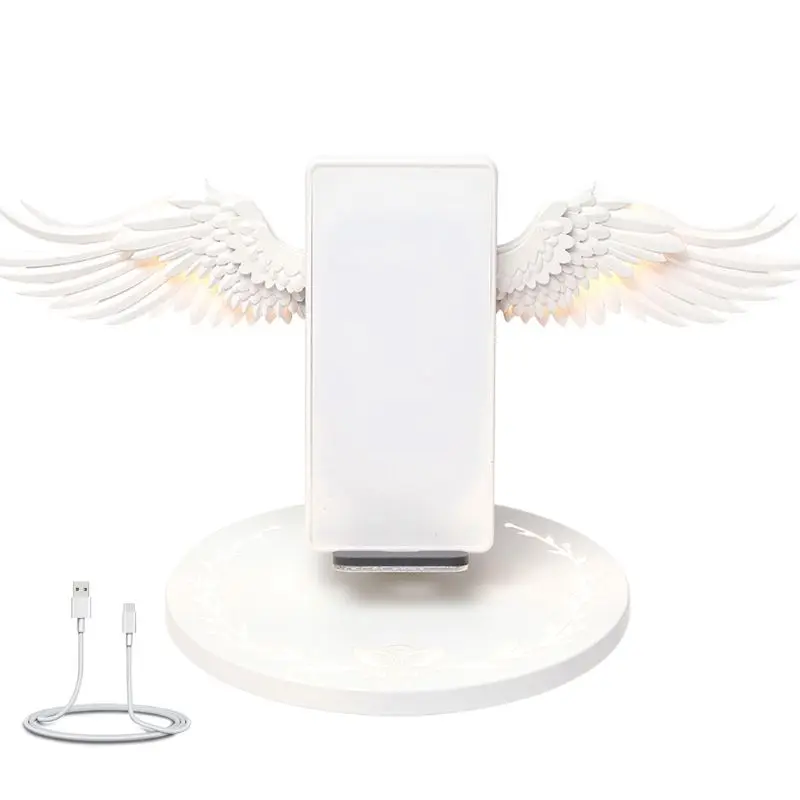 

Qi Wireless Charge Dock 10W Angel Wings 3.0 Fast Charger Type C For iPhone X XR 8 Plus Smasung S9 S10 Plus For Huawei P30 Xiaomi