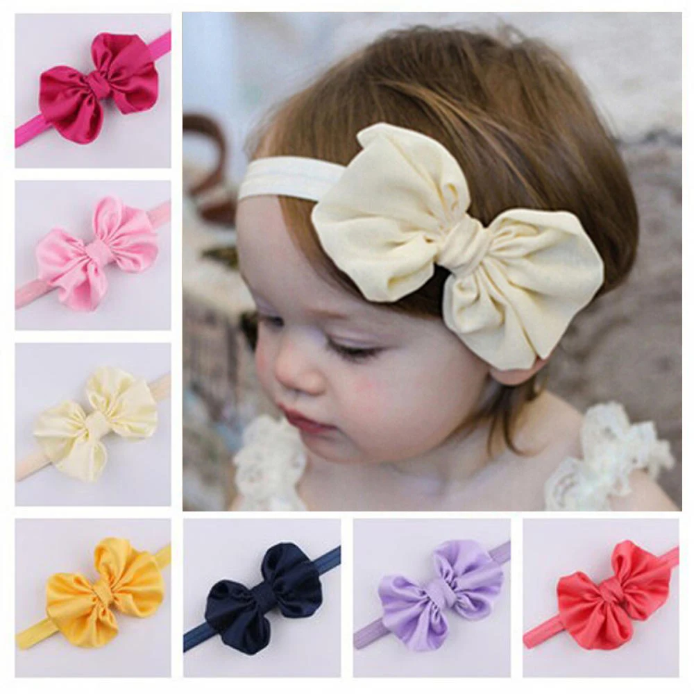 Baby Head Headband Kids Rabbit Hair Turban Headwrap Headdress 2023