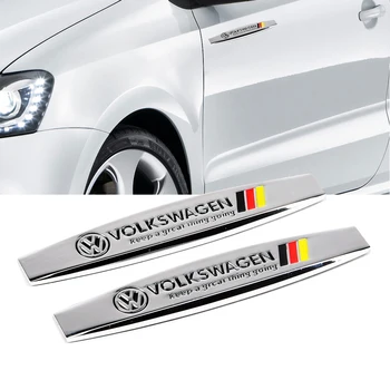 

For VW Touareg Passat Beetle Sharan Tiguan Caddy Jetta Golf Car Side Sticker Decal Emblem Fender Styling Accessories