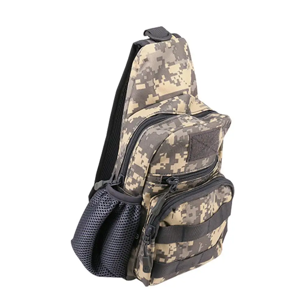 Camouflage Grey GloryStar камуфляжная сумка через плечо мужская дорожная уличная Usb нагрудная многофункциональная диагональная посылка - Цвет: Camouflage Grey