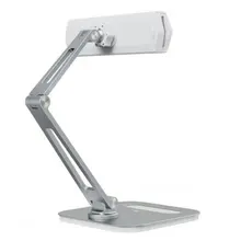 Support de tablette pliable en aluminium, conception à trois arbres, multi angle réglable, Support de bureau mains libres pour téléphone portable