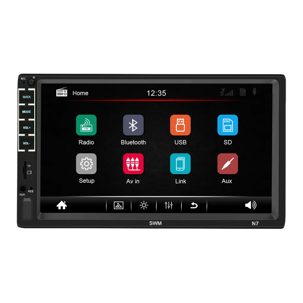 7 inch HD Car Bluetooth MP5 player plug-in U-disk FM Radio Supports For Apple