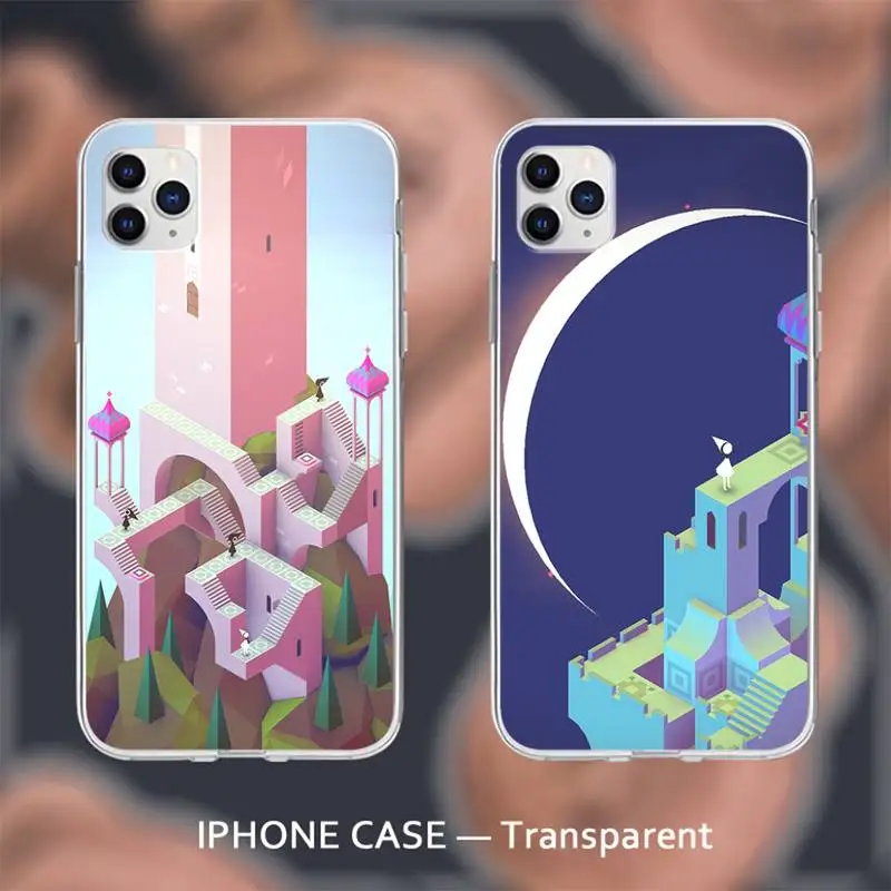 

Monument Valley Transparent soft case cover for iphone se 2020 6 6s 7 8 plus x xs max xr 11 12 pro max coque