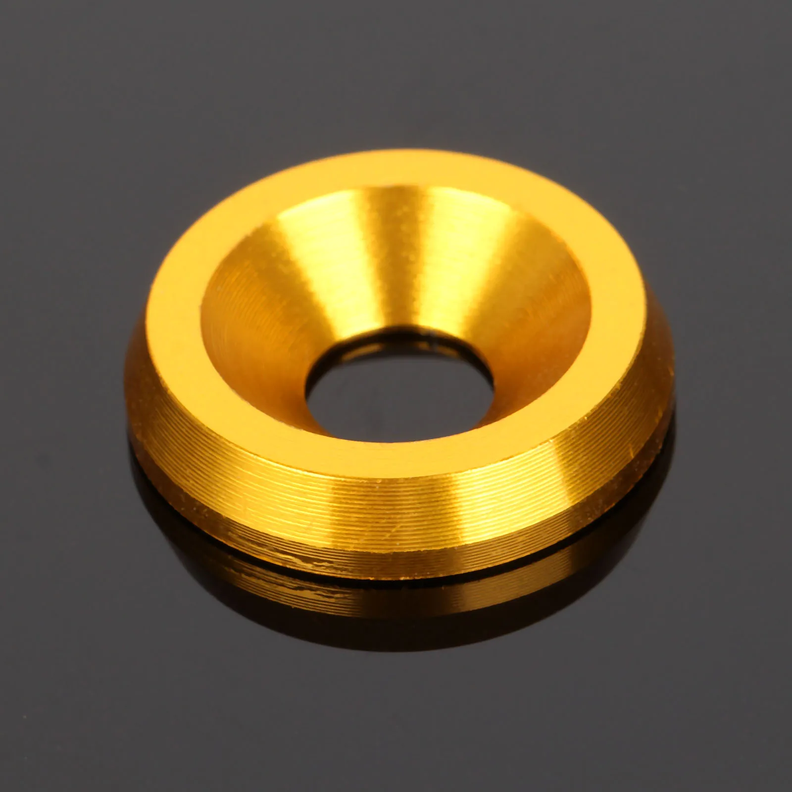 20PC GOLD JDM BILLET ALUMINUM FENDER BUMPER WASHER/BOLT ENGINE - Foto 11