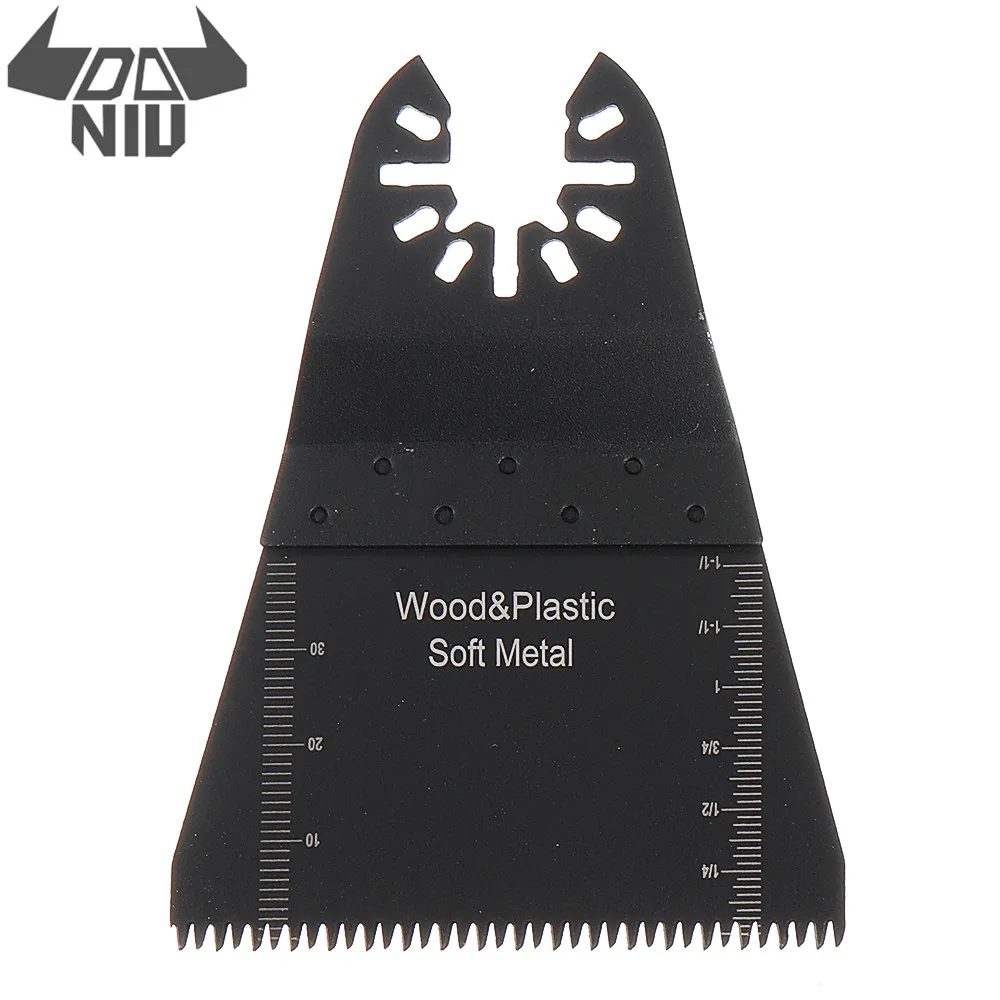 

DANIU 10Pcs 65mm HCS Saw Blade Oscillating Tools for Metal Oscillating Multitool Saw Blade Wood Cutting Cutter Woodworking Tool