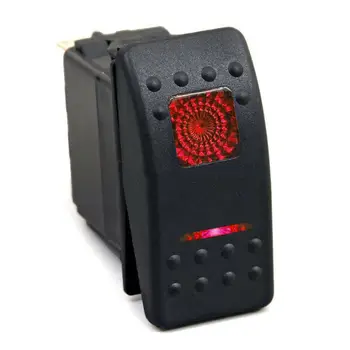 

Black Rocker Switch DC 20A ON-OFF LED Light Bar Rocker Toggle Switch Car Boat