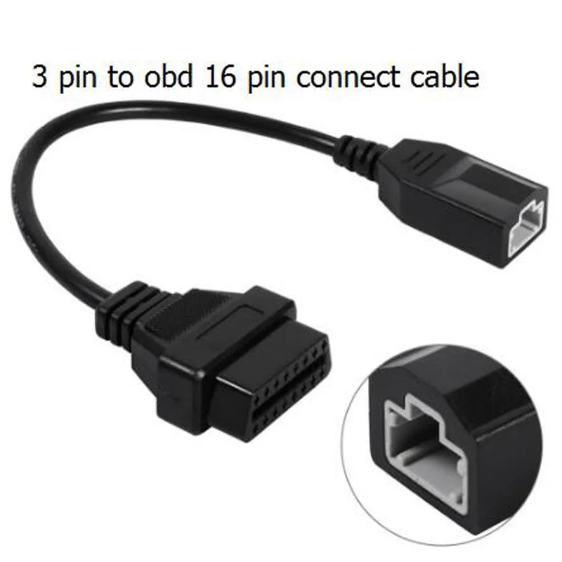 ELM 327 V 2,1 адаптер BT работает на Android Крутящий момент elm327 Bluetooth V2.1 интерфейс OBD2/OBD II автомобильный диагностический сканер - Цвет: for honda 3pin cable