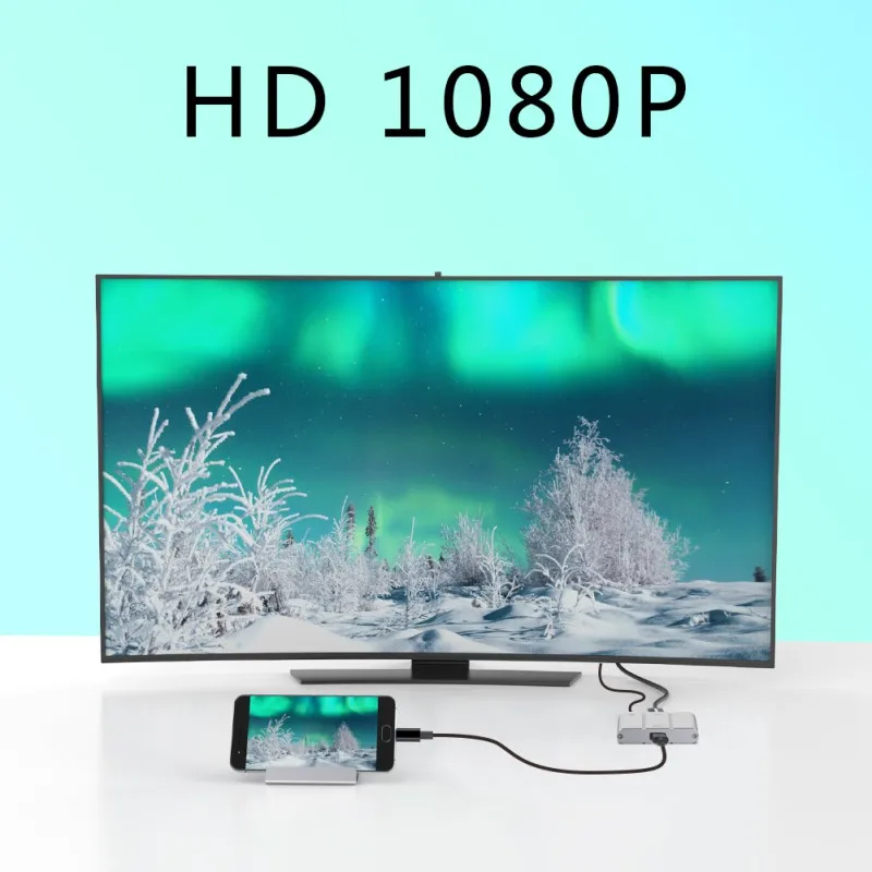 USB компьютерные конвертеры C-HDMI адаптер usb type-C-HDMI адаптер высокосовместимый для MacBook Pro компьютерные конвертеры