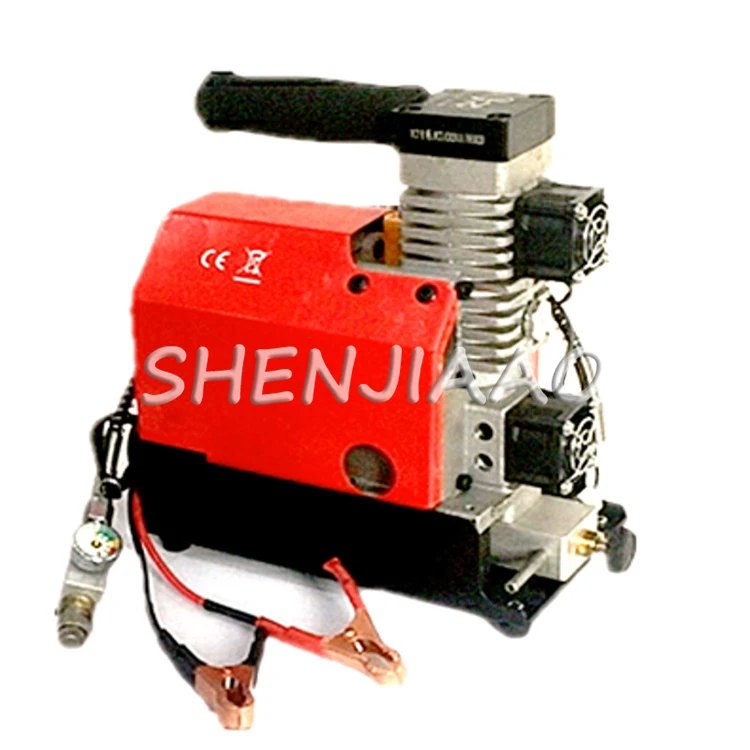 High Pressure Electric Air Compressor Red Portable Electric Air Compressor Oil-F