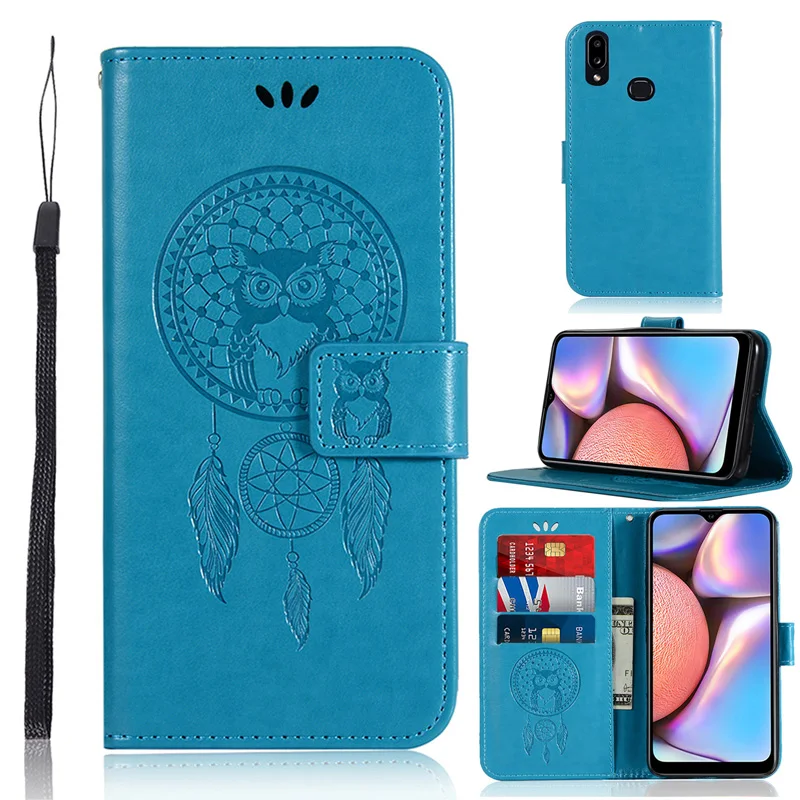 Кожаный чехол-бумажник с откидной крышкой для samsung Galaxy A10S SM-A107F A10 S A10e SM-A102U чехол A10 SM-A105F Чехол для мобильного телефона