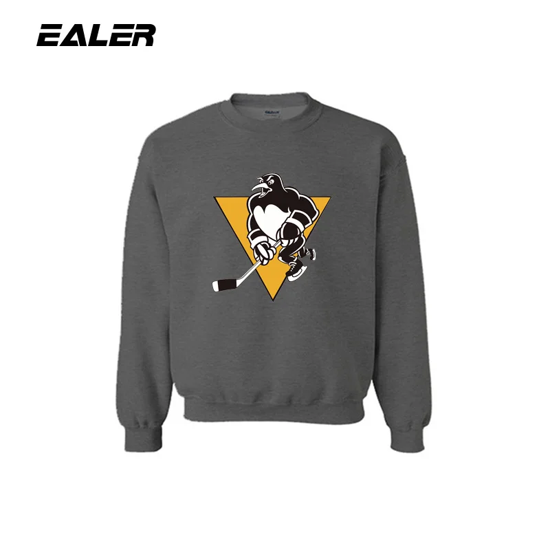 COLDOUTDOOR зимний хоккейный свитер для фанатов с логотипом - Цвет: dark grey