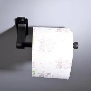 

Wall Mounted Space Aluminum Paper Holder Tissue Rack for Bathroom Tool