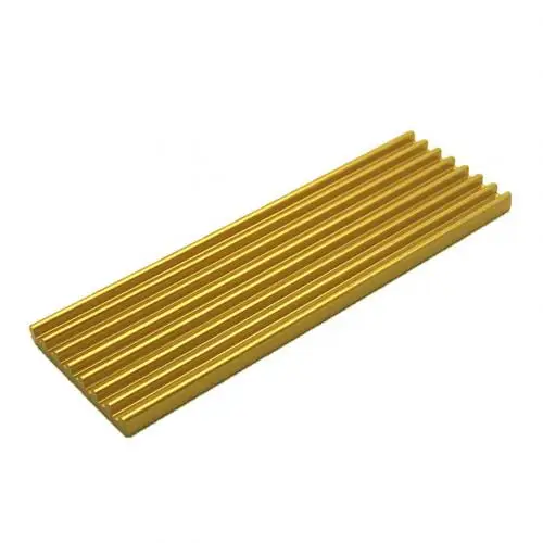 Golden M.2 2280 твердотельный накопитель на жестком диске рассеивания тепла SSD Радиатор - Цвет лезвия: Golden