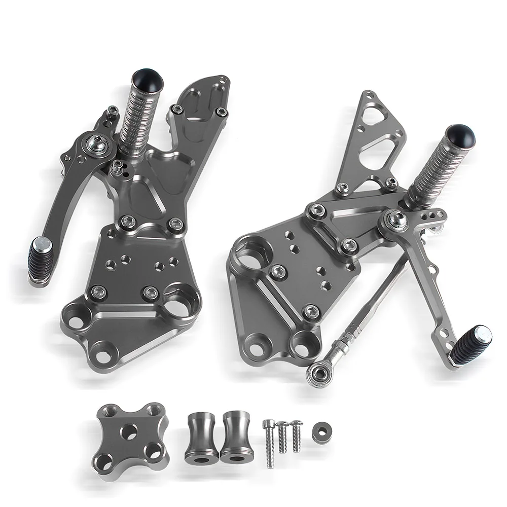 CNC регулируемый Rider Сзади наборы для ухода за кожей Rearset подставка для ног, ухода за кожей ног колышки для 2011- KTM Duke 125 200 390 Duke125 Duke200 2013