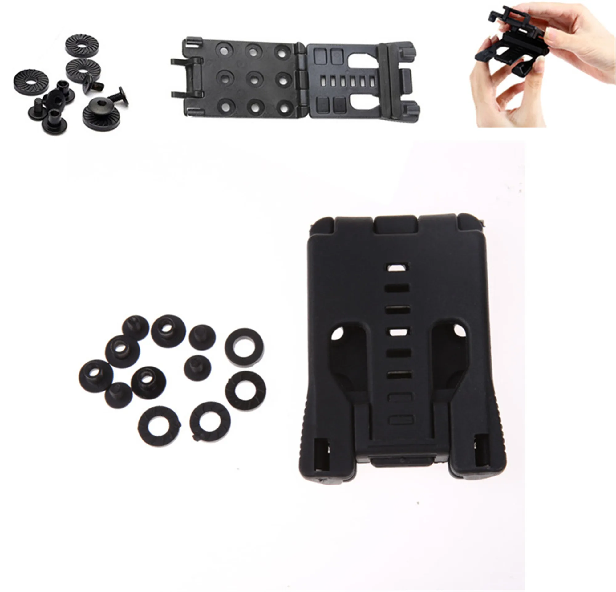 

TOtrait Back Clip-on Belt Sheath Set Additional Knife Flashlight Outdoor Tools Hunting Camp Hiking