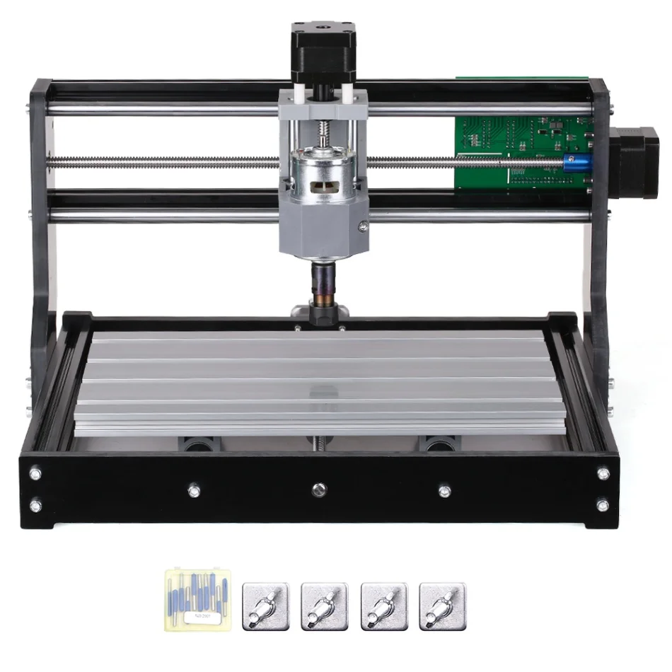 CNC3018 PRO DIY ЧПУ маршрутизатор комплект мини гравировальный станок GRBL управление 3 оси для PCB ПВХ пластик акрил резьба по дереву фрезерный - Цвет: E5244US