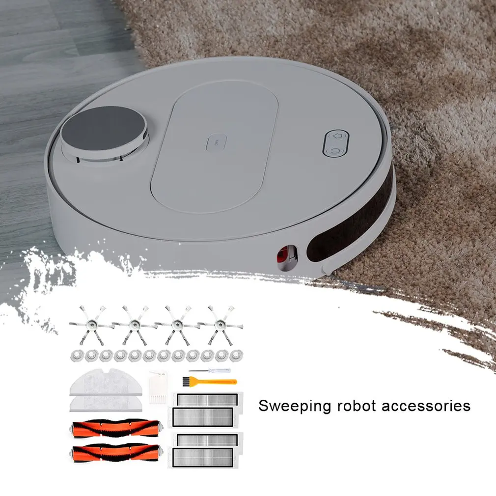 Для Xiaomi Mi Robot& Roborock S50 Запчасти/аксессуары/боковые щетки прокатки насадки для щетки для уборочной арматуры