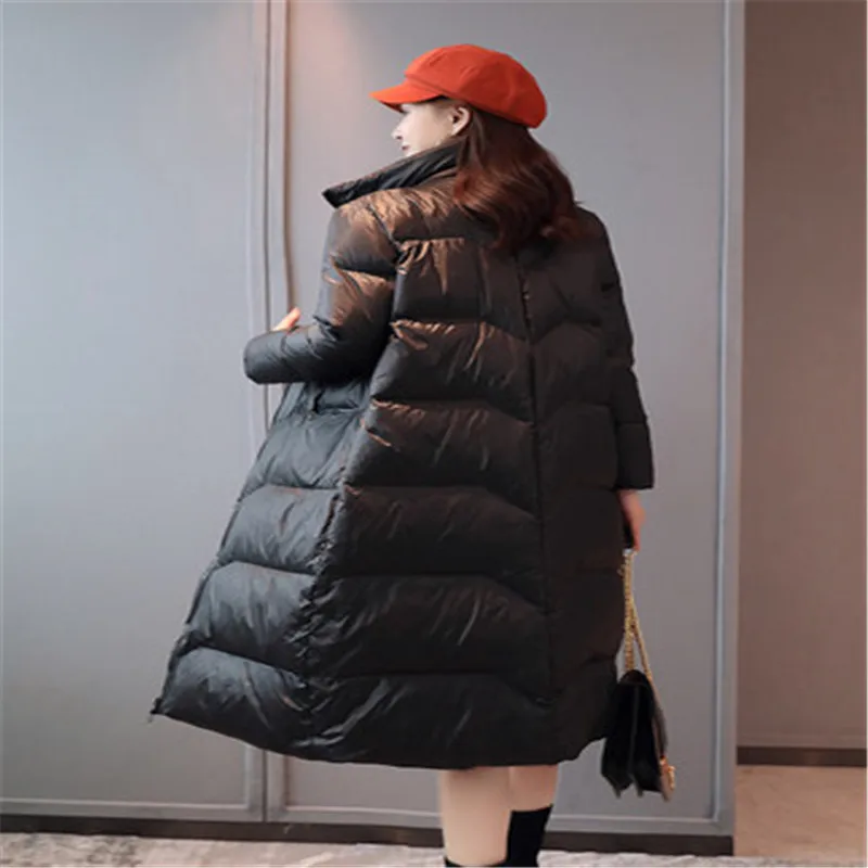 nueva chaqueta suelta ligera de moda larga para mujer