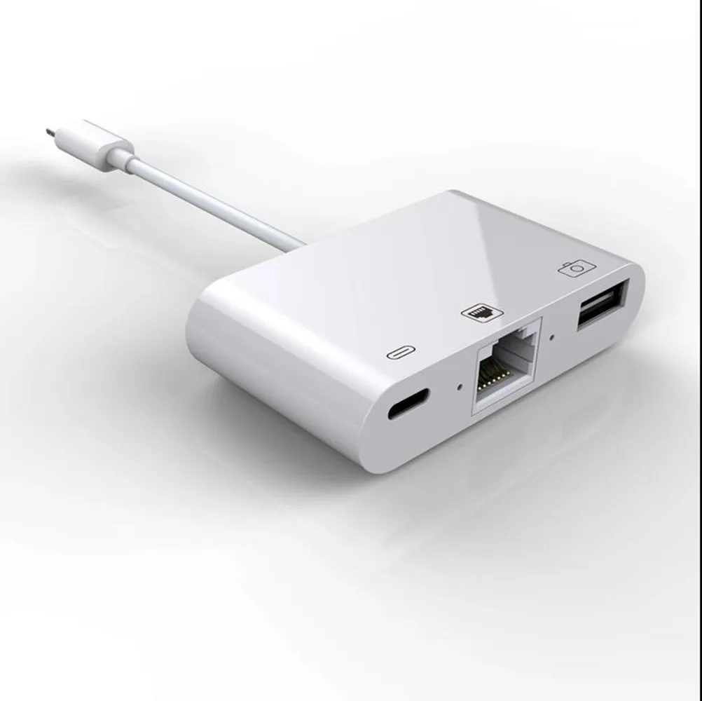 USB 2,0 гигабитный Ethernet адаптер USB в RJ45 LAN для i Phone