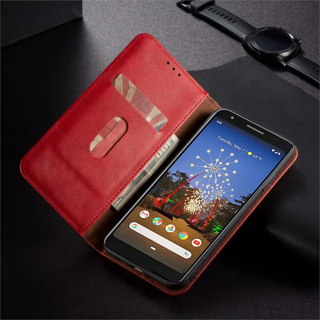 Модный кожаный флип-чехол для Google Pixel 3a XL 3aXL G020B G020C G020D бумажник на магните чехол Coque Fundas