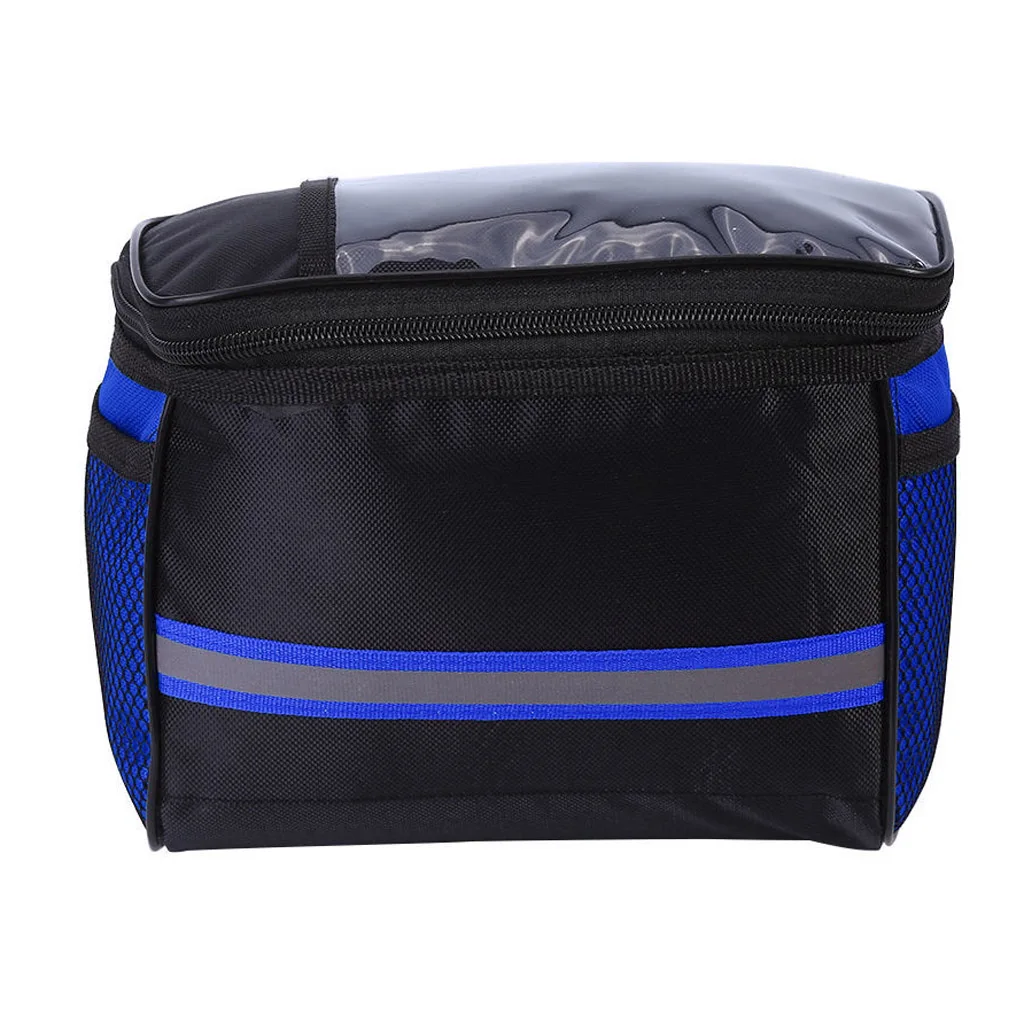 Mountain Bike Handlebar Bag Bicycle Front Basket Storage Bag Outdoor Cycling Riding Pack Cycling Bicycle MTB Bike Accessories
