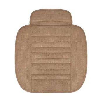 

4 color Car Styling Bamboo Charcoal Car Seat Cover Breathable Car Interior Seat Cover Pad Backless Seat Cushion For Four Seasons