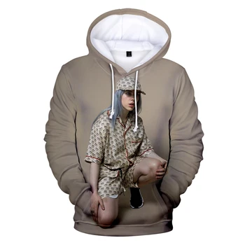 

The latest fashion Billie Eilish 3D autumn men omen hoodies casual sports shirt Harajuku children warm autumn winter pullover