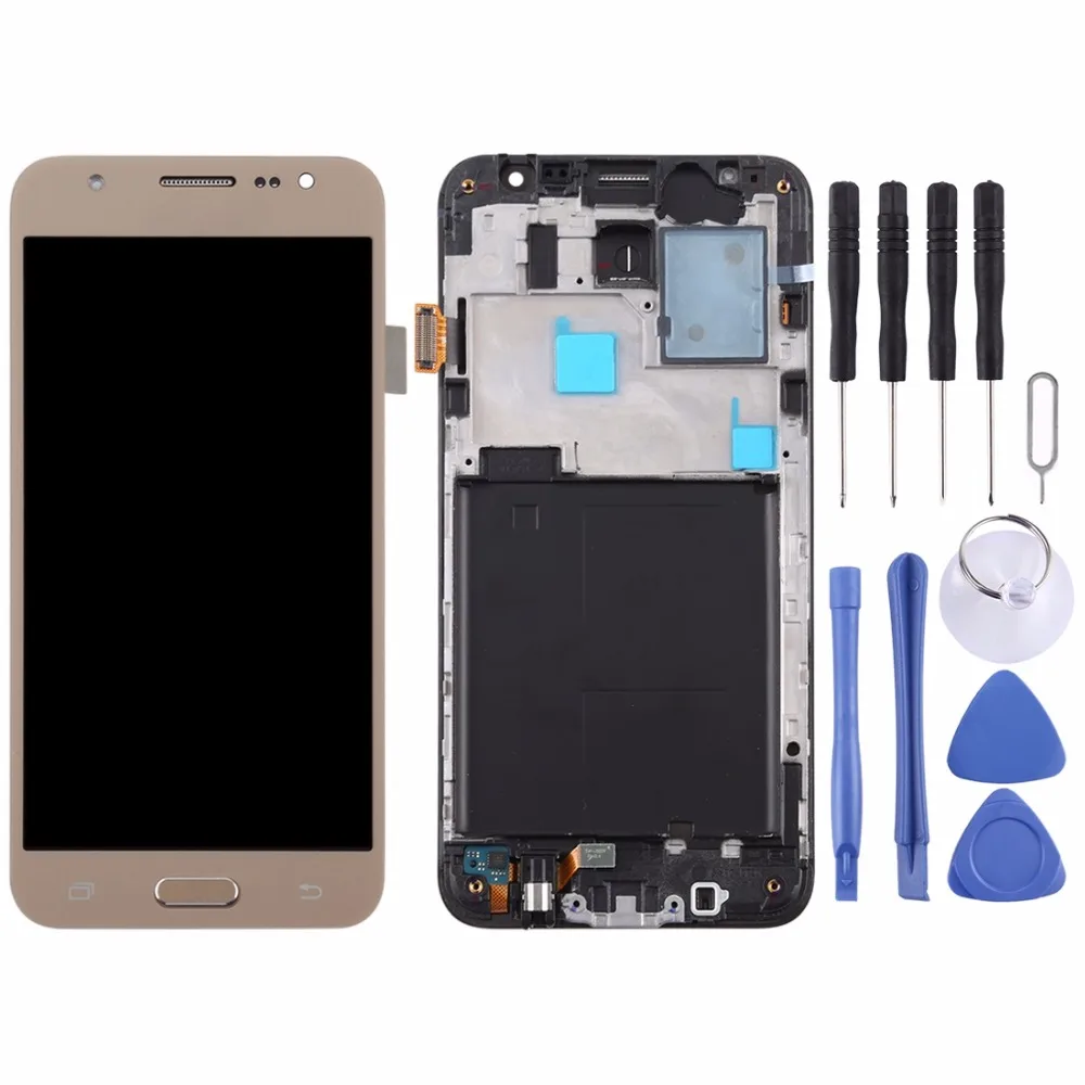 TFT материал ЖК-экран и дигитайзер полная сборка с рамкой для Galaxy J5()/J500F