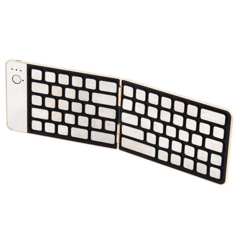 

Slim Top Quality Folding Bluetooth Keyboard Slim Compact Portable Long Standby Aluminum Universal Wireless Keyboard